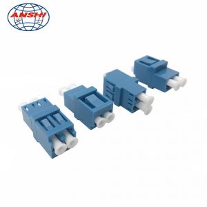 Wholesale Anshi High Low Type LC/UPC-LC/UPC Duplex OS2 Singlemode Standard Fiber Optic Adapter from china suppliers