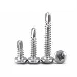 Rounded Head Drilling 410 Stainless Steel Self Tapping Screws DIN M4.8 13mm