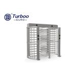 SUS304 30w Full Height Turnstile Gate RS485 Dry Contact High Safety