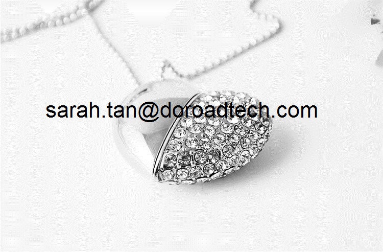 Heart Shape Jewelry USB Flash Drives