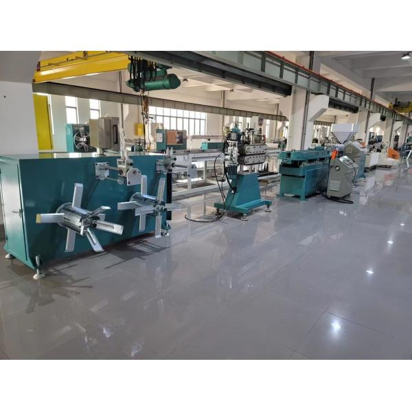 PVC PE PP Single Wall Corrugated Pipe Extrusion Machine Water Cooling