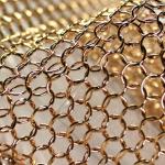 Polished 316 Stainless Steel Ring Mesh Customized For 15-25mm Holes