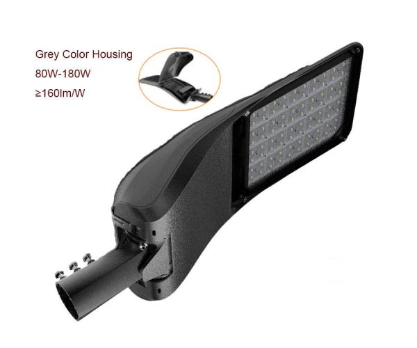 IP66 Toolless 180W LED Street Light 150lm/w with Temepred glass cover and