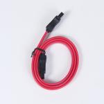 High speed flat red mini sata cable 7pin t0 7pin ,Sata cable 7p female to female