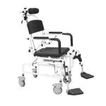 Easy Mobility Manual Wheel Chair Aluminum Portable Shower Commode Chair
