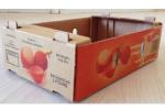Vegetable / Fruit Packing Boxes , Cardboard Storage Boxes Offset Printing