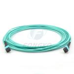 Professional Factory 12 cores Fiber Optic Patchcord OM3 male MPO Fiber Optic