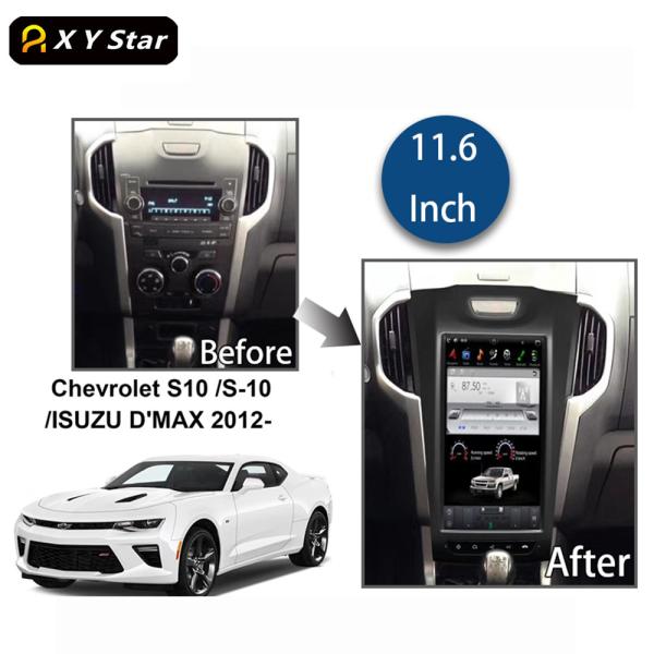 Carplay 11.6 Inch Tesla Style Android Screen For Isuzu DMax 2015 2016 2017 2018