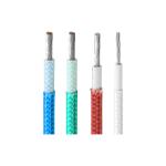 Flame Retardant 12 Awg Silicone Rubber Glass Braid Wire UL3074 Customized Color