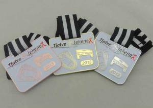 Wholesale Tjalve Lekene Enamel Medal Zinc Alloy , Gold / Silver Plating from china suppliers