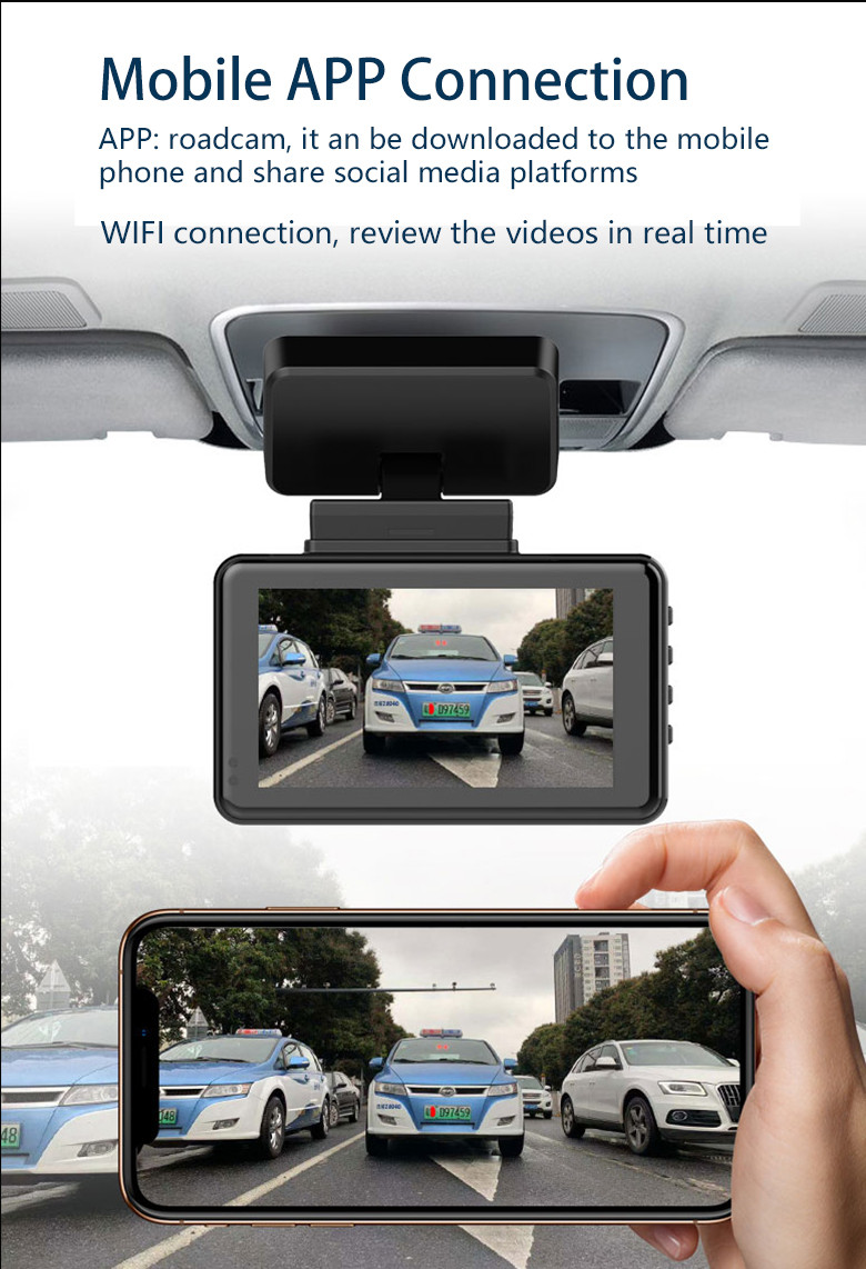 10m 1080P Dashboard Camera 128gb 4K Wifi Gps Dual Lens