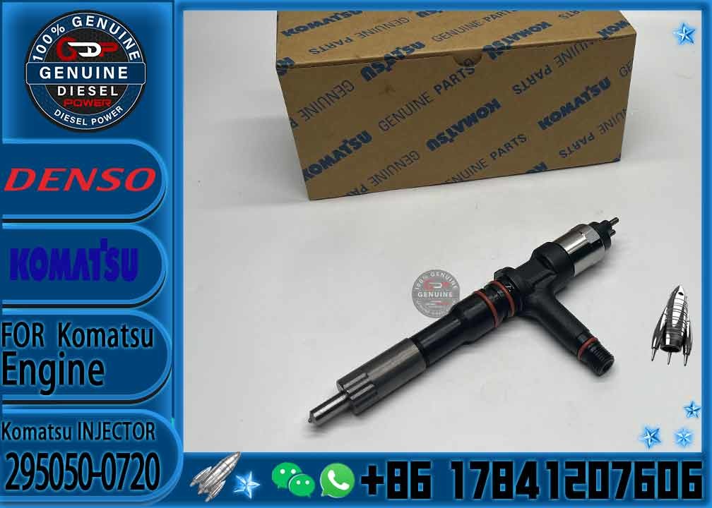 High quality fuel injector 6252-11-3100 295050-0720 with Genuine packing for SAA6D125E-6 engine assembly