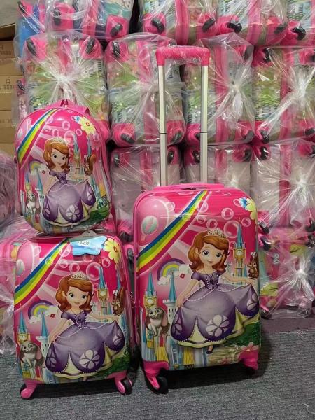 Wholesale Good Price Cartoon Design 12 16 20 Inch ABS Kids Carry On Trolley