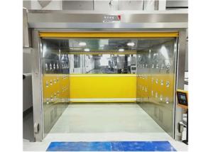 Wholesale Cargo Air Shower Tunnel With PVC Fast Shutter Roller Door 304 SUS Cabinet from china suppliers