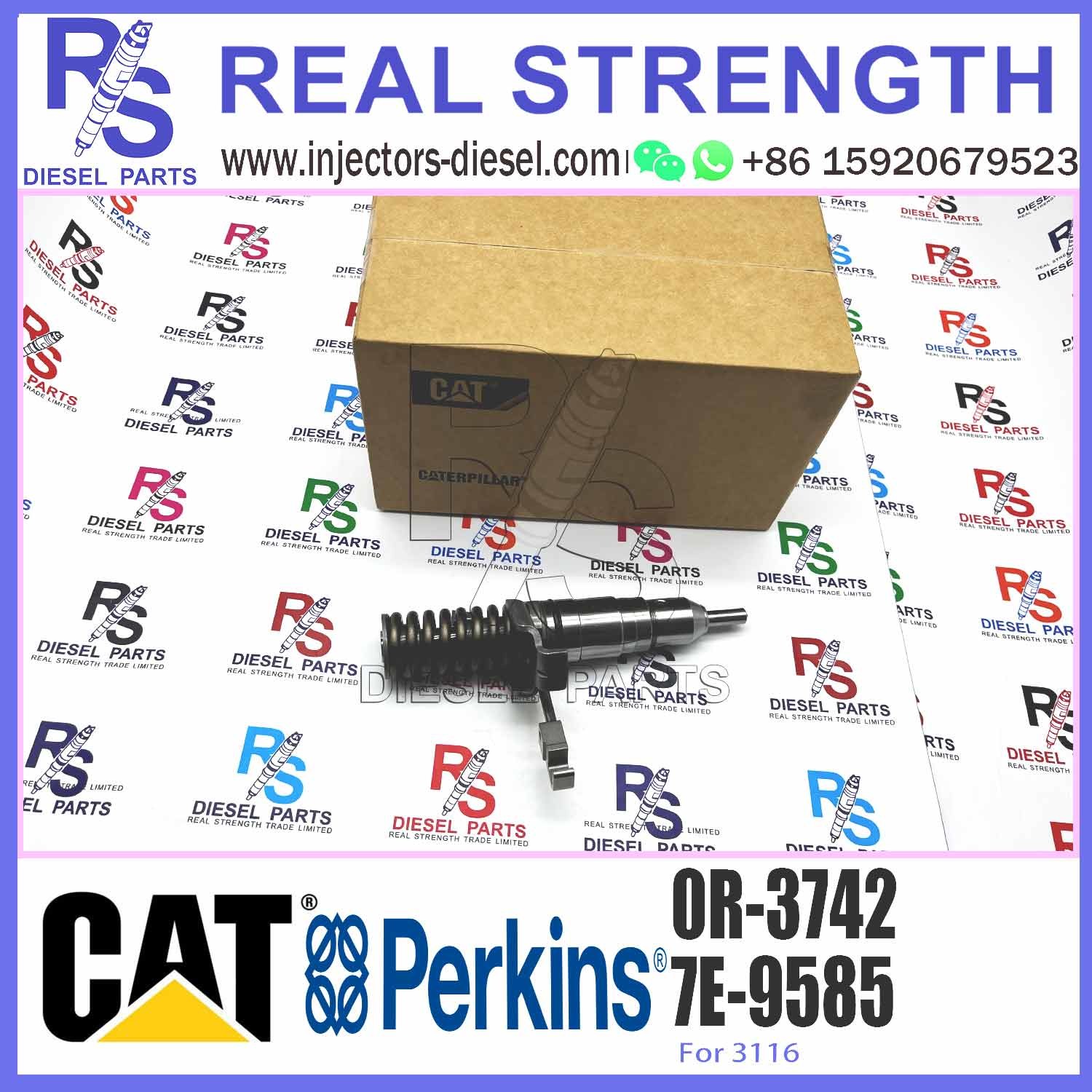 7E-9585 Diesel Fuel Injector 7E9585 E320L S6K 0R-3742 20R-2056 CAT E325B E320B 3116 Diesel Engine