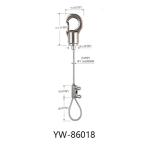 Brass Three Holes Ceiling Cable Hanging System Light Fittings 180° Adjustable