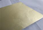 PE Coating Brushed Gold Aluminum Sheet Blanket Sublimation Long Service Life