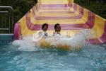 304 Stainless Steel Fiberglass Water Slides / Water Park Slides 13m Platform