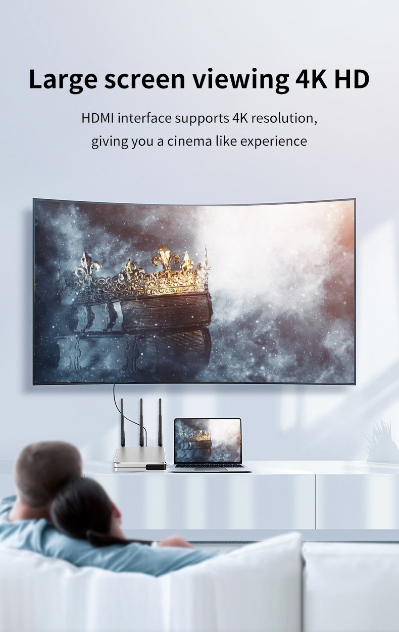 QuickShare Wireless Presentation Box ABS 30m For Class Room