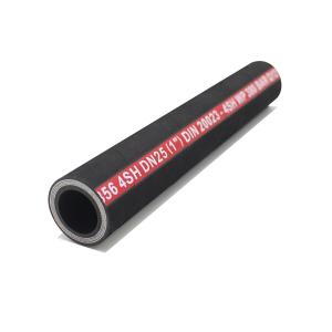 Wholesale 4 Layers Spiral Reinforcement Hydraulic Rubber Hose EN856 4SH 4SP from china suppliers