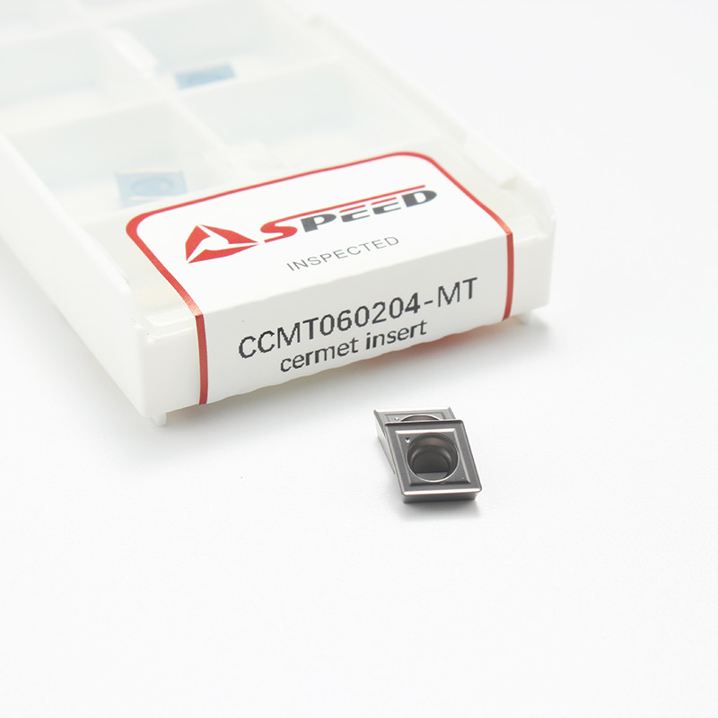 High Cutting Efficiency CCMT060204 Cermet Turning Inserts With Chemical Resistance