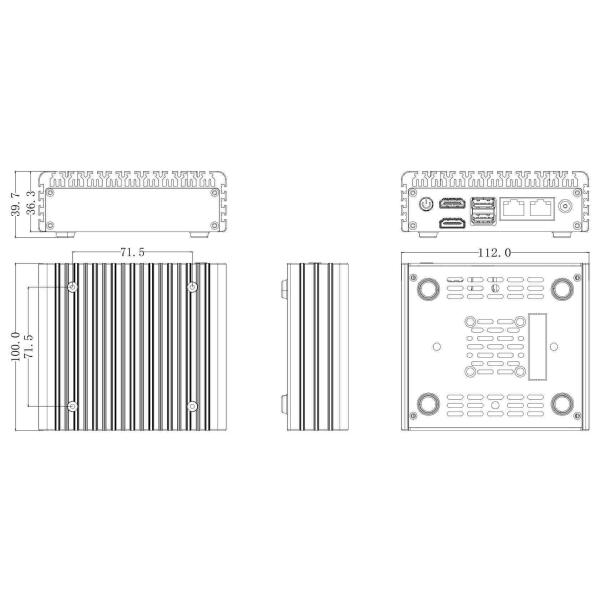 Zynshield Desktop Firewall Intel N100 N200 N305 Dual 2.5G LAN GPIO Wi-Fi 6