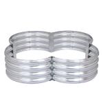 Galvanized Raised Garden Beds Outdoor Planter For Gardening Vegetables 3*3*1 Ft