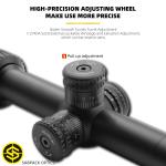 240mm Black Diamond 1.5 - 6x Long Range Hunting Scope Front Focal Tactical Scope