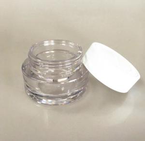 Wholesale 15g Luxury White Face Cream Containers Round Double Cosmetic Acrylic Jar from china suppliers
