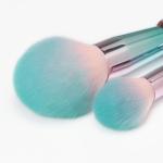 High quality DIY green soft hair transparent make facial mask tool makeup brush