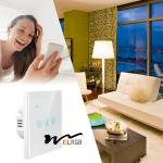 WiFi RF433 3 Gang Touch Switch 10A Three Gang Smart Light Switch