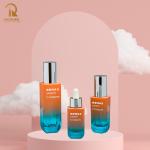 Factory Direct Sale 30ml 100ml 2 Color Gradient Glass Packaging Lotion Pump