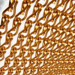 Interior / Exterior Aluminium Chain Curtain Rust Resistant For Decoration