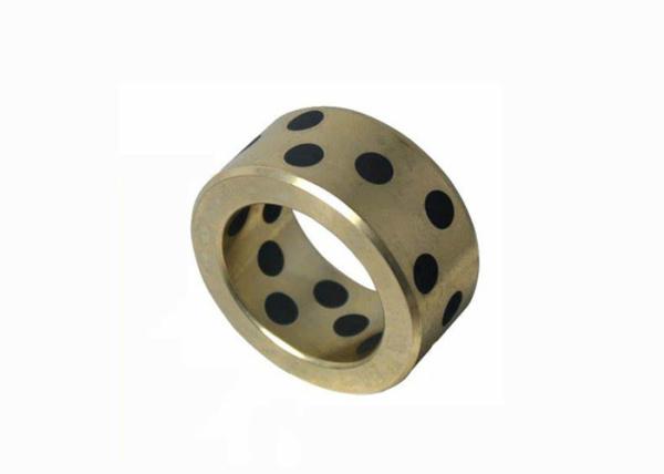 Solid Lubricated Solid Bronze Bushings Copper Alloy Inlaid Water Lubricated