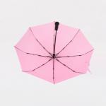 21 Inch Pink Automatic Open And Close Umbrella , Self Closing Umbrella For Women