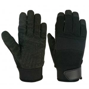 Wholesale Hysafety Black Needle Resistant Gloves ASTM F2878-10 Leather Search Gloves from china suppliers