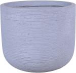 Grey Mottle Lightweight Tall Oval Concrete Planter Pots | Unique Design |