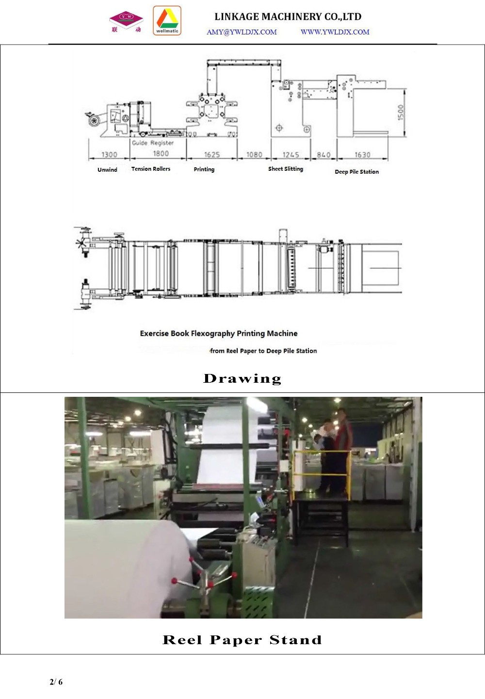 Ruling Printing Cutting Collecting Folding Machine for Exercise Book Production Ideal