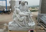 Jesus and Saint Mary religious marble sculpture,stone carvings