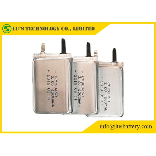 CP903450 not rechargeable Lithium Battery 3V Ultrathin battery 4000mah 3.0v thin cell CP903450 flat lithium battery