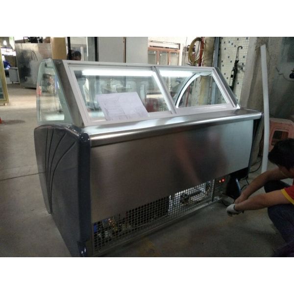 Portable Popsicle Ice Cream Display Fridge With Customized Logo