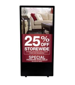Wholesale Digital outdoor display totem LCD55in with battery kiosk from china suppliers