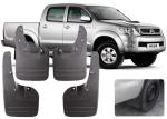 Plastic PP Toyota Hilux Vigo 2009 Mud Guards , OE Style Splash Guards Mud Flaps
