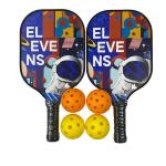 OEM Custom Made Pickleball Paddles Fiberglass Hard EVA Pickle Ball Set