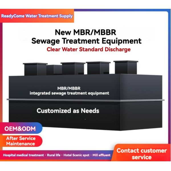 Containerized Commercial Sewage Wastewater Treatment Equipment Restaurant