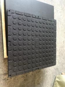 Wholesale 3/4 Inch Athletic Rubber Flooring Tiles for Home and Commercial Gym Weight Zone from china suppliers