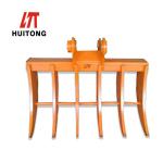 PC200-7 PC220 Excavator Root Rake Attachment For 1-20 Ton