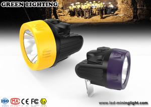 Wholesale Prevent Blackout Emergency Coal Mining Lights , Coal Miner Hard Hat Light Lightweight from china suppliers