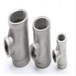 China Hot Threaded Fittings Reducing Unequal Tee Stainless steel Pipe Fittings
