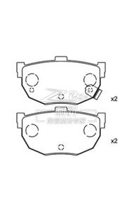 Wholesale Ceramic Toyota Brake Pad Set OE 04465-35290 Lightweight 2.5 Pounds For Front / Rear Braking System from china suppliers
